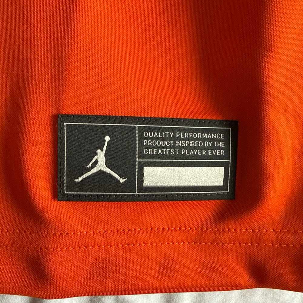 Jordan Orange and Blue Men's Jersey - Picture 3 of 7